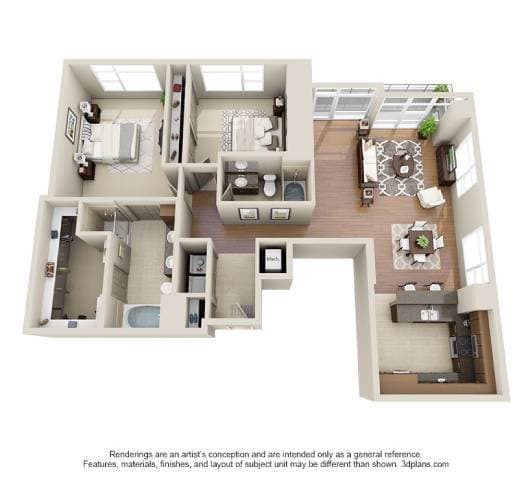 Floorplan PH3 2701 floor plan