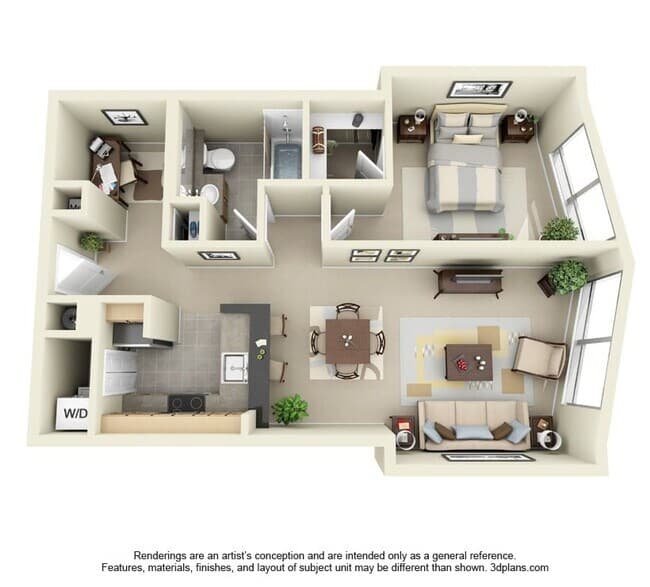 A3 with Den 0903 floor plan