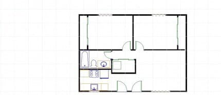 2x1A 8670-01R floor plan
