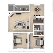 The Cascade 301 floor plan