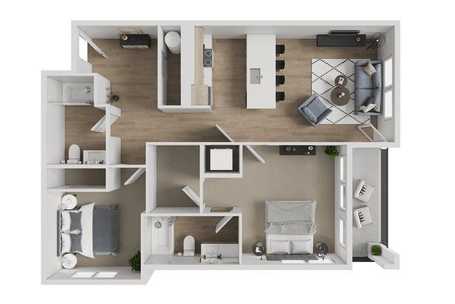 2x2 A 4219 floor plan