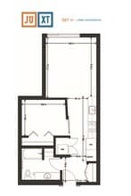 Urban 1x1 303 floor plan