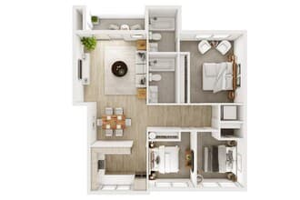 3X2 T 5130-301 floor plan
