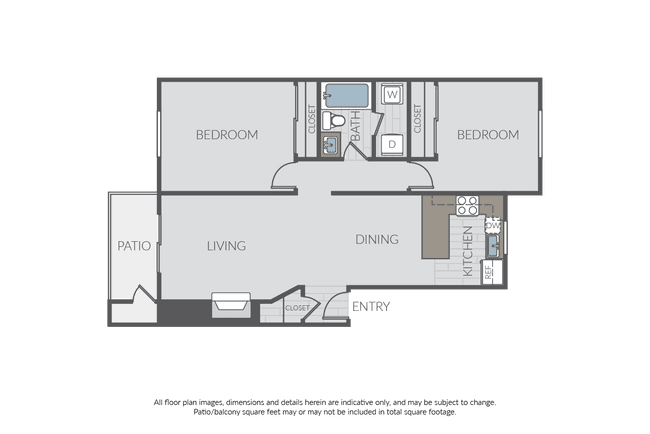 Plan 2B Y204 floor plan