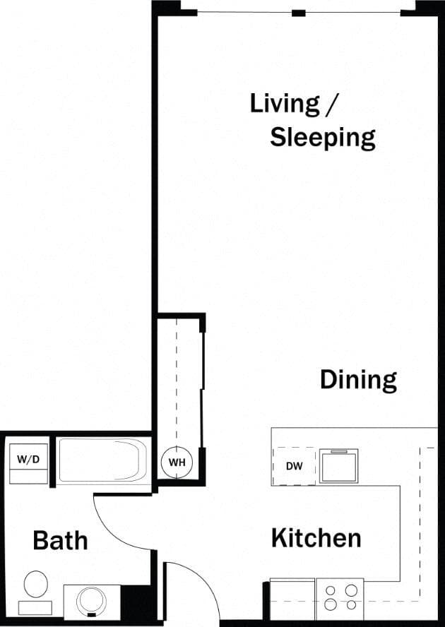 Studio G 113 floor plan