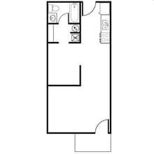 Studio B301 floor plan