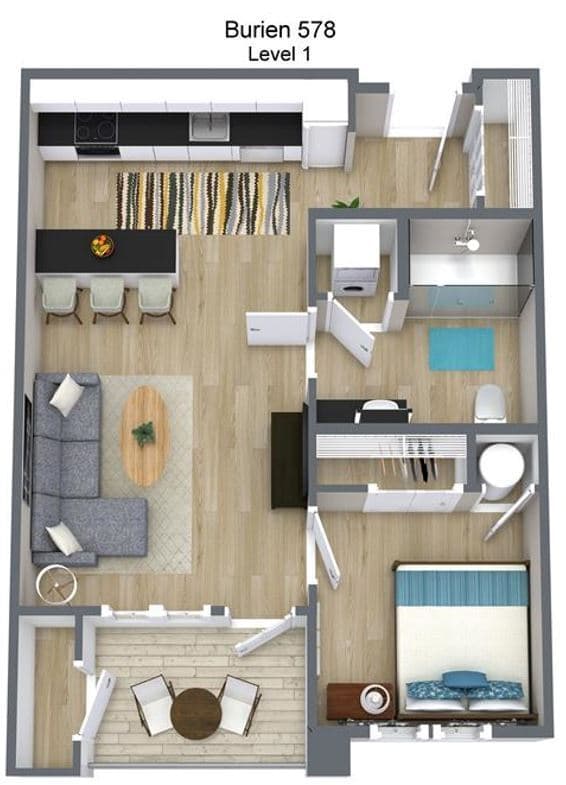 The Blue Jay B-218 floor plan