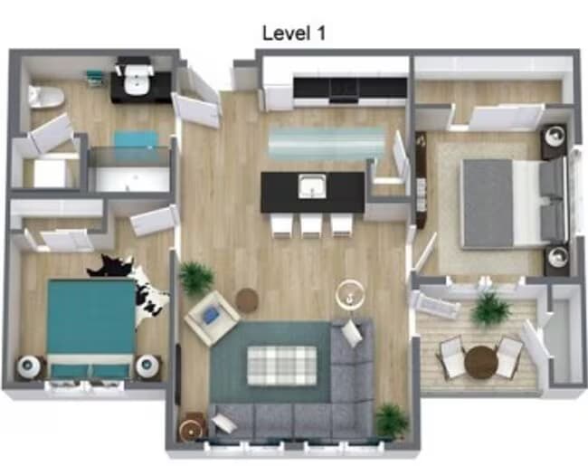 The Seahawk A-304 floor plan