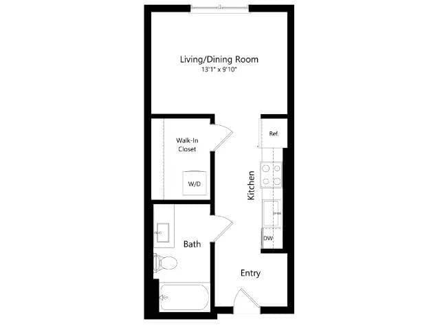 A1 109 floor plan