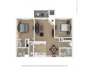 Cedar - Renovated I-301 floor plan