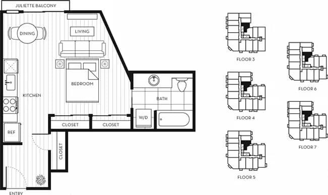 Unit 512 306 floor plan