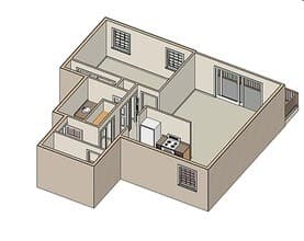 1x1 1-107 floor plan