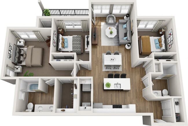 Beam F-107 floor plan