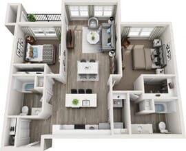Port F-206 floor plan