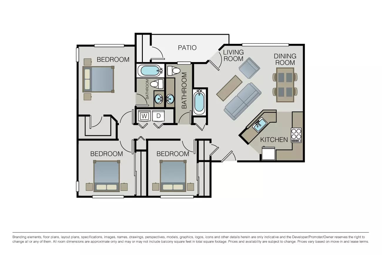 Plan 3A C201 floor plan
