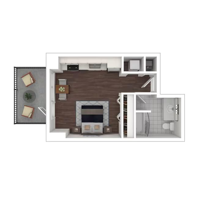 Studio e10.1 1908 floor plan