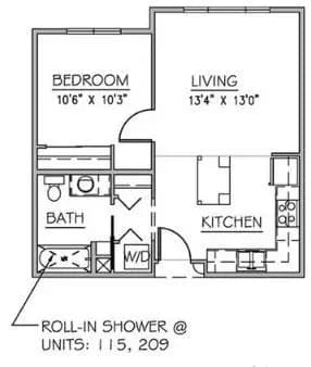 Unit 601 601 floor plan