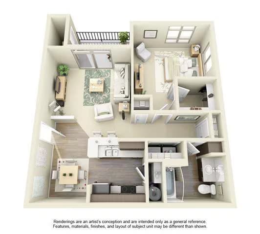 1B1J R-108 floor plan