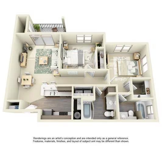 2B2A O-202 floor plan