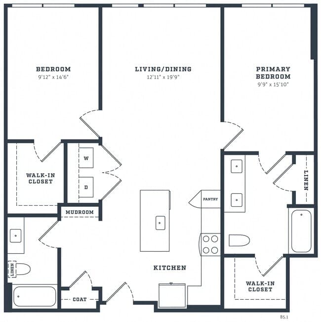 B5 446 floor plan