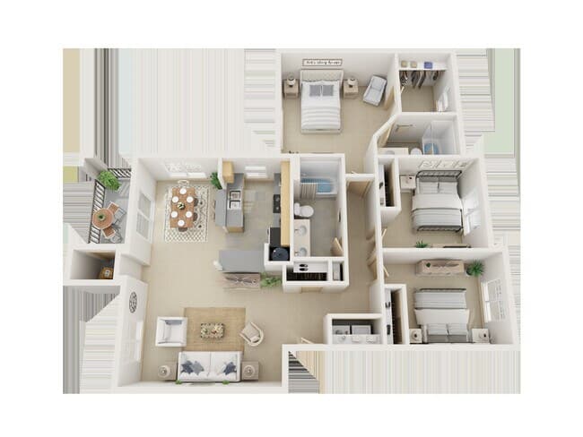 The Olympus F204 floor plan