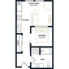 A1 402 floor plan
