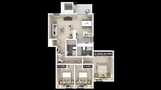 3 x 2 H306 floor plan