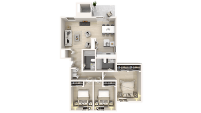 3 x 2 H301 floor plan