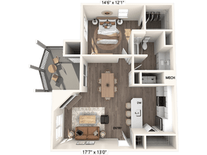 A1 00H-1018 floor plan