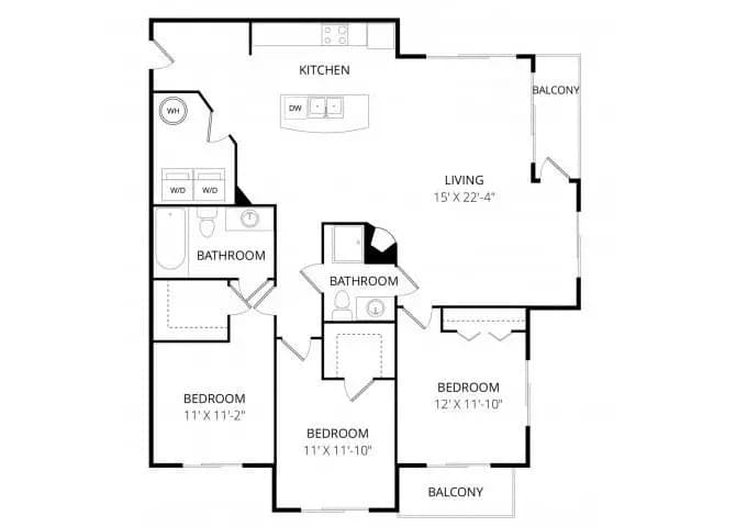 Queen Anne WAIT32 floor plan