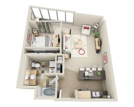 Highrise A1MD W-507 floor plan