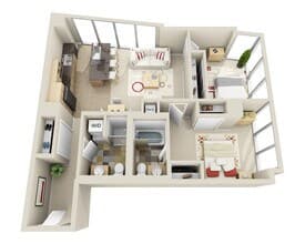 Highrise B2F W-803 floor plan