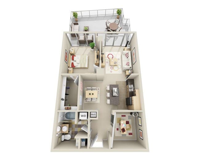Midrise A1OD E-605 floor plan