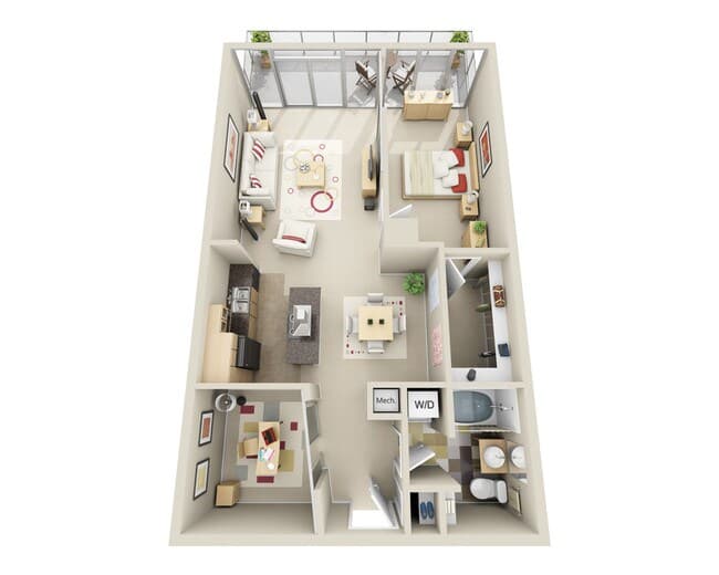 Midrise A1RD E-307 floor plan