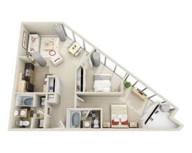 Midrise B2Q E-509 floor plan