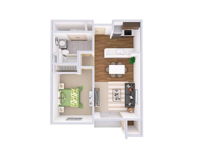 Lincoln E107 floor plan