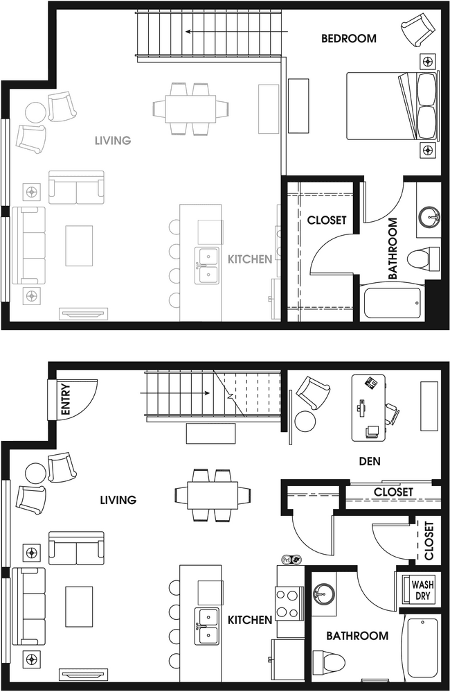 3 Bed / 2 Bath, 1439 sq. ft. floor plan