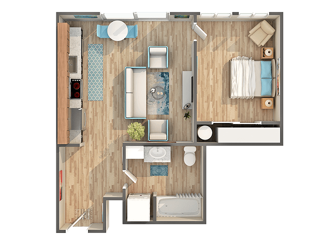 Noba - Washington 1-416 floor plan