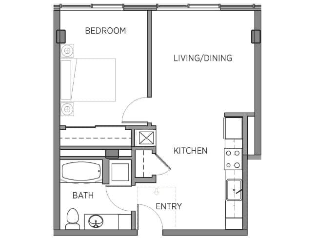 A2a 1-604 floor plan