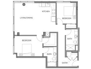 C3a 1-1201 floor plan