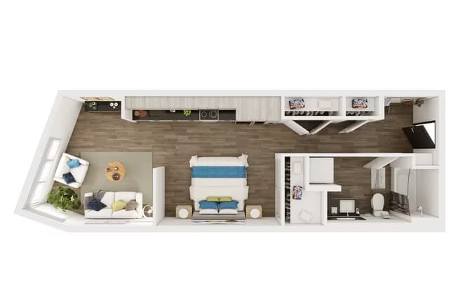 Saltbox N817 floor plan