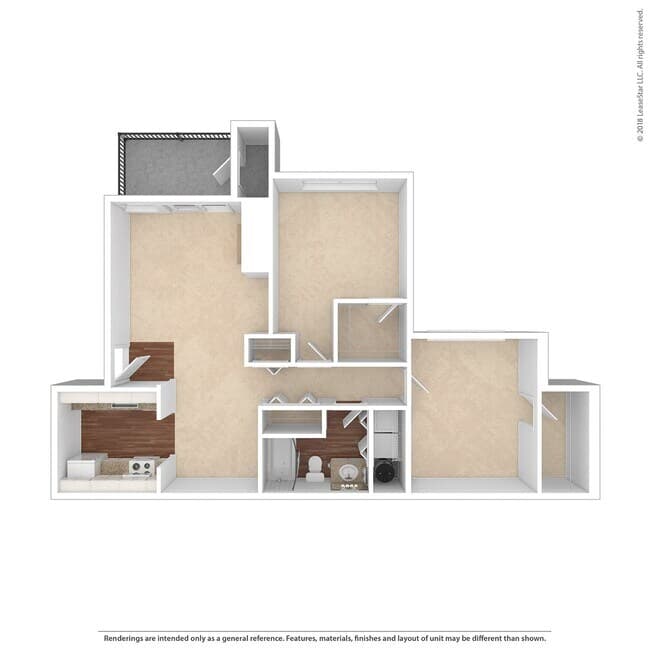 2x1 Premium G203 floor plan