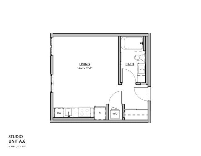 Studio A.6 floor plan