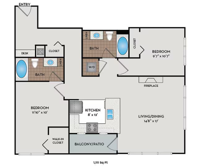 Summit I to VIII W1222 floor plan