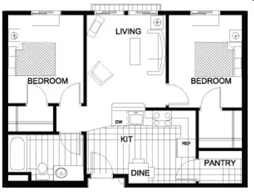 Unit 318 318 floor plan