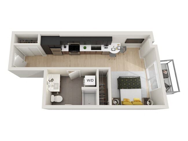 Studio F 710 floor plan