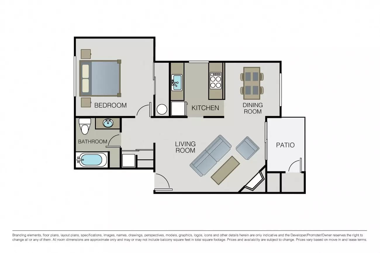 Plan 1A K201 floor plan