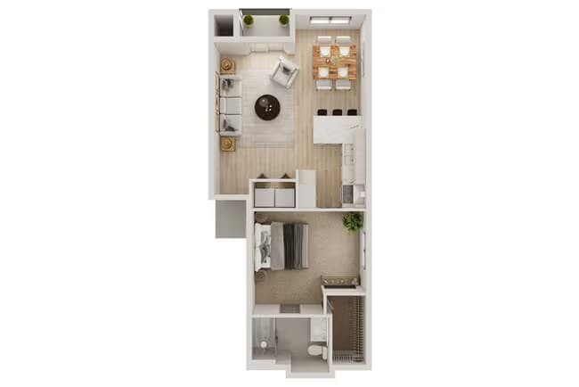 340 1X1 T 1236-204 floor plan