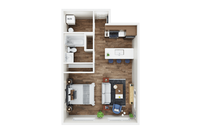 Studio P403 floor plan
