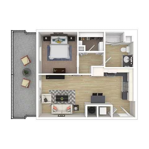 A1 F-104 floor plan